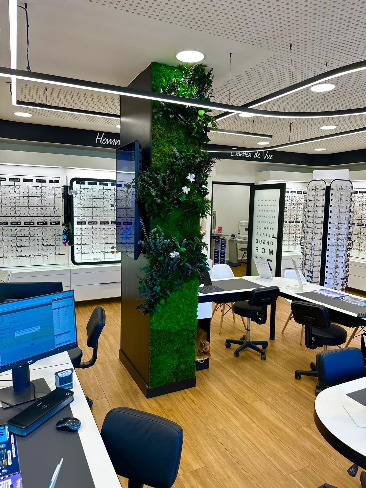 Mur végétal stabilisé - Végétal clairsemé