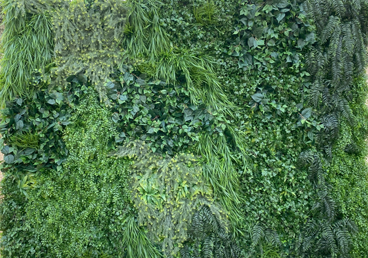 Mur végétal artificiel - Abondance végétale